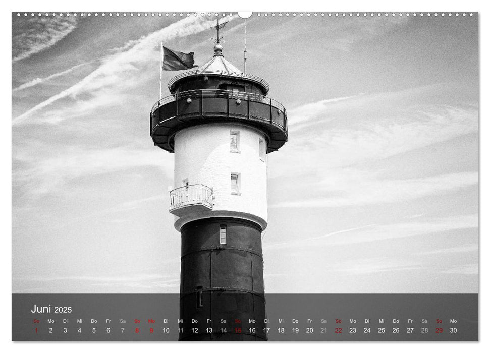 Wangerooge Noir (CALVENDO Wandkalender 2025)