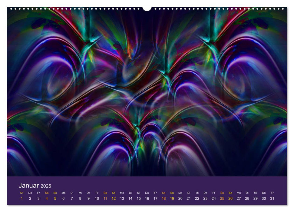 Faszination Form und Farbe (CALVENDO Premium Wandkalender 2025)