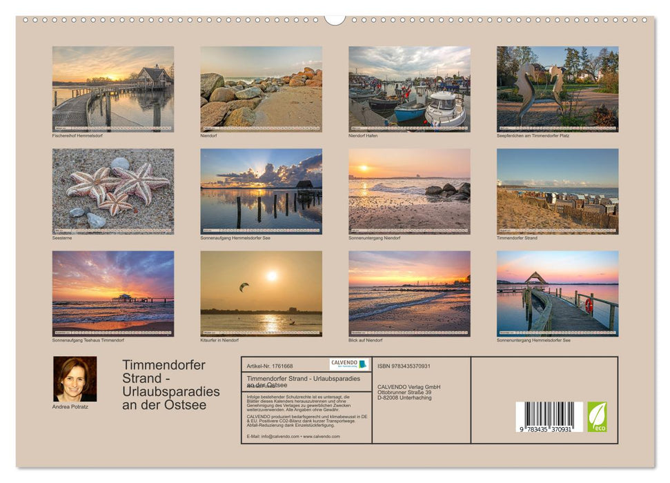 Timmendorfer Strand - Urlaubsparadies an der Ostsee (CALVENDO Premium Wandkalender 2025)