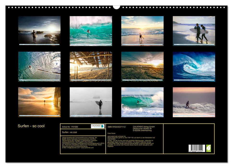 Surfen - so cool (CALVENDO Wandkalender 2025)