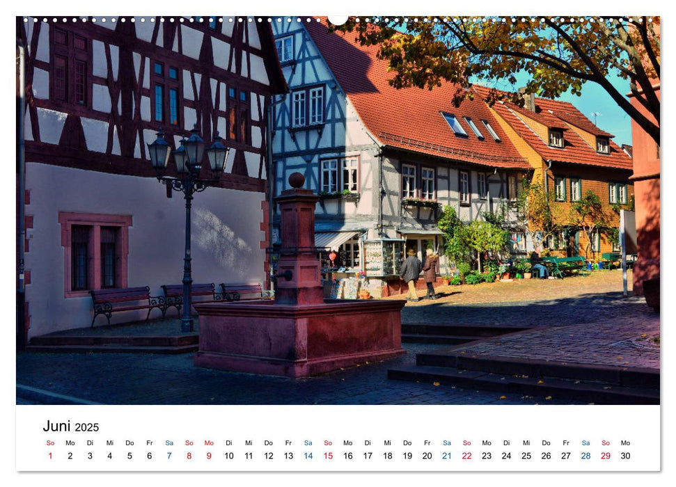 Michelstadt - Fachwerkromantik im Odenwald (CALVENDO Premium Wandkalender 2025)