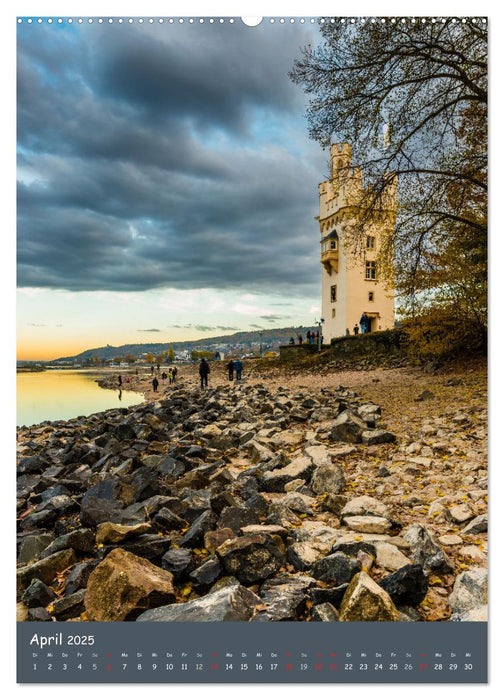 Burgen am Mittelrhein (CALVENDO Premium Wandkalender 2025)