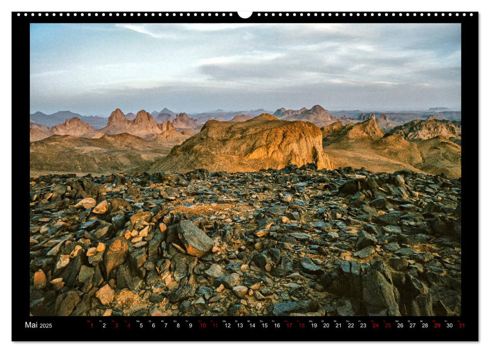 Durch die Sahara - Auf klassischen Routen durch die Wüsten Algeriens (CALVENDO Premium Wandkalender 2025)