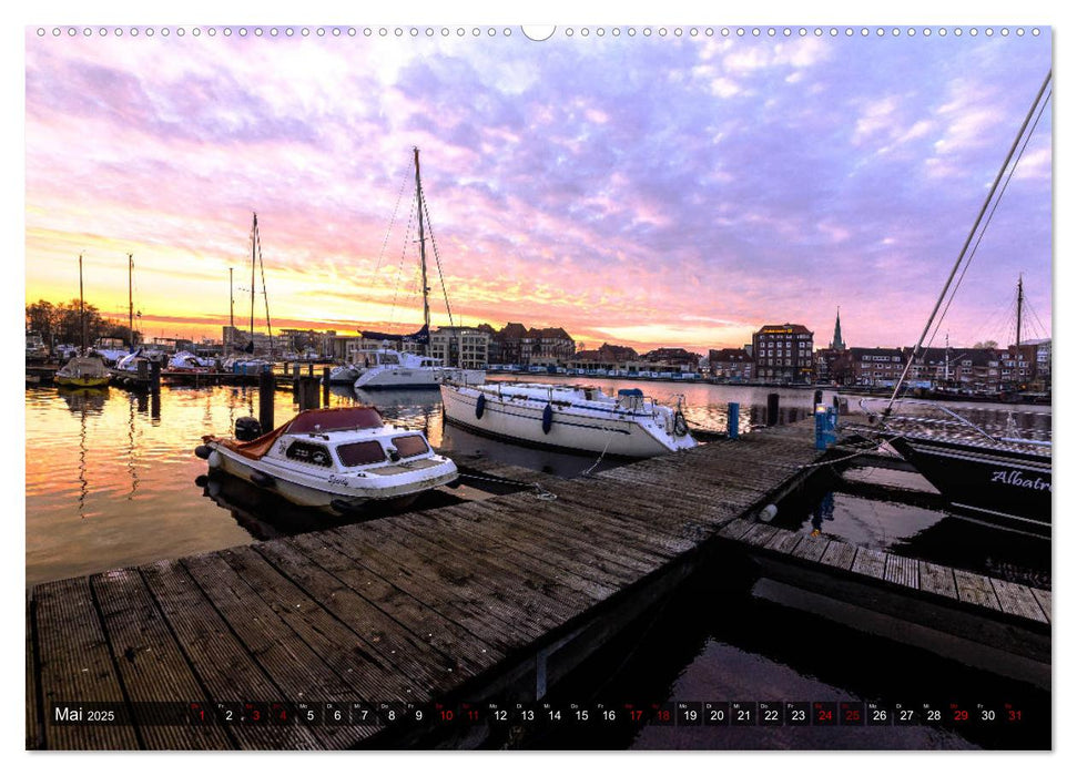 EMDEN, Seehafenstadt in Ostfriesland (CALVENDO Premium Wandkalender 2025)