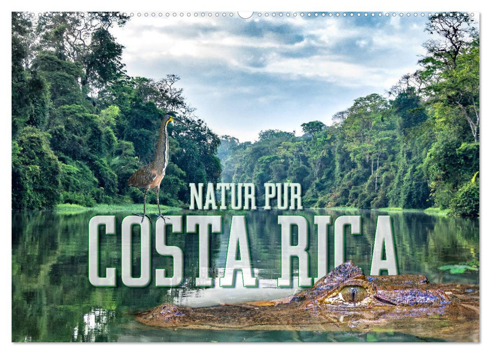 Natur pur, Costa Rica (CALVENDO Wandkalender 2025)