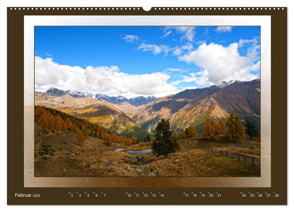 Das vergessene Tal. Schnalstal - Val Senales (CALVENDO Premium Wandkalender 2025)