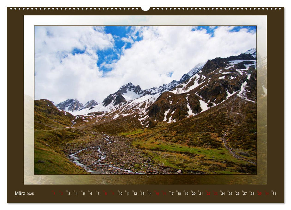 Das vergessene Tal. Schnalstal - Val Senales (CALVENDO Premium Wandkalender 2025)