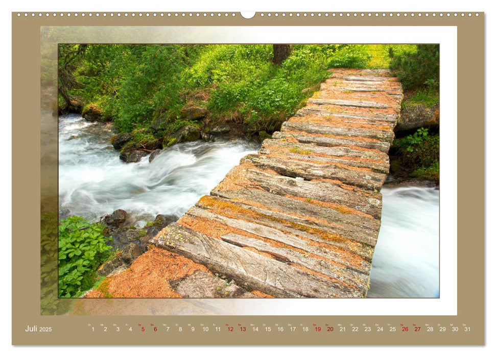 Das vergessene Tal. Schnalstal - Val Senales (CALVENDO Premium Wandkalender 2025)