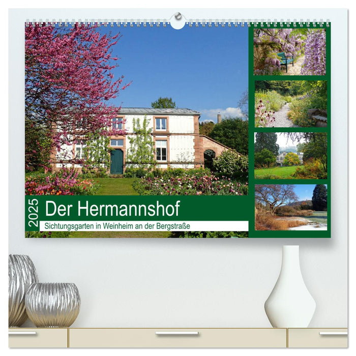 Der Hermannshof Sichtungsgarten in Weinheim an der Bergstraße (CALVENDO Premium Wandkalender 2025)