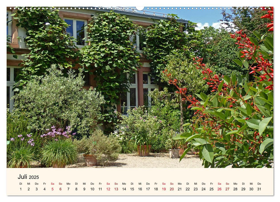 Der Hermannshof Sichtungsgarten in Weinheim an der Bergstraße (CALVENDO Premium Wandkalender 2025)