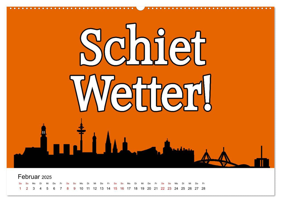 Hamburger Schnack (CALVENDO Premium Wandkalender 2025)