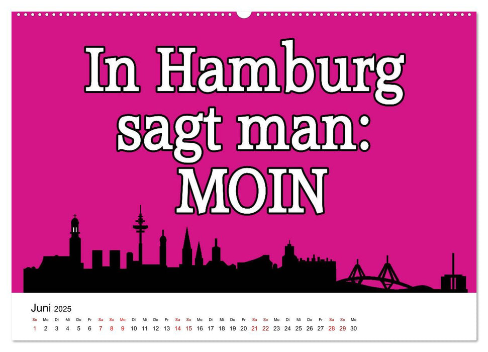 Hamburger Schnack (CALVENDO Premium Wandkalender 2025)