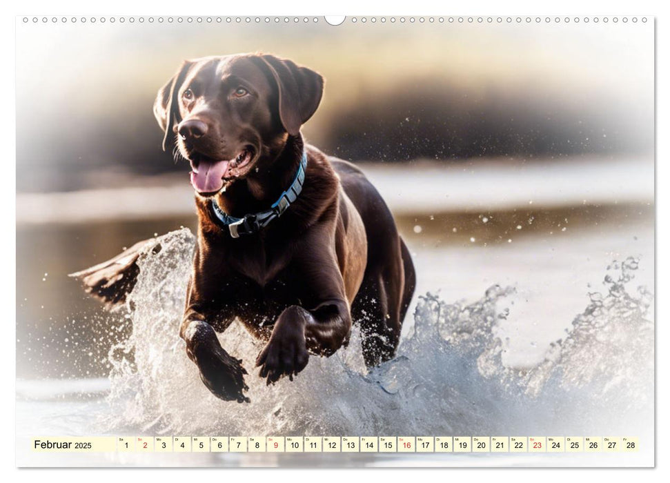 Rasseportraits - Hunde (CALVENDO Premium Wandkalender 2025)