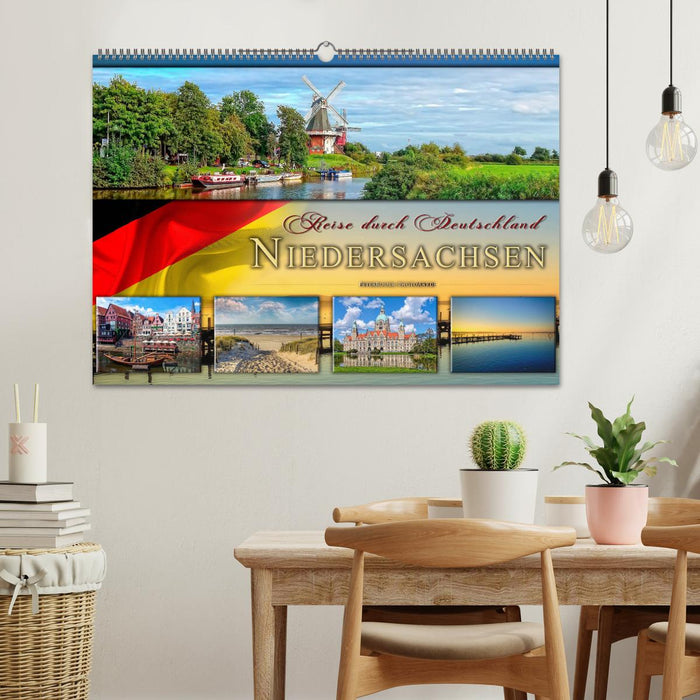 Reise durch Deutschland - Niedersachsen (CALVENDO Wandkalender 2025)