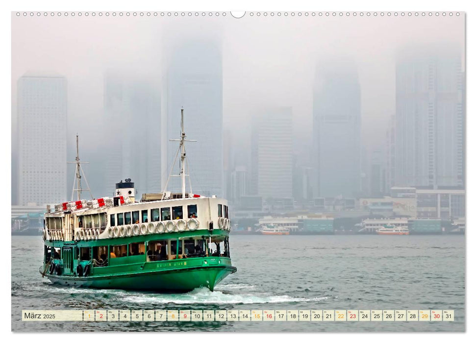 Fähren - von Warnemünde bis Hongkong (CALVENDO Premium Wandkalender 2025)