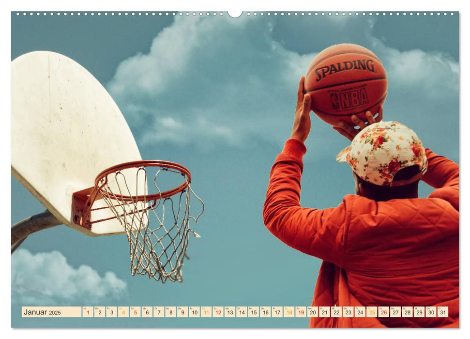 Basketball - so cool (CALVENDO Premium Wandkalender 2025)