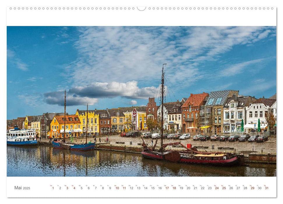 MIEN FREESENLAND - Wasser, Wind, Wellen (CALVENDO Premium Wandkalender 2025)