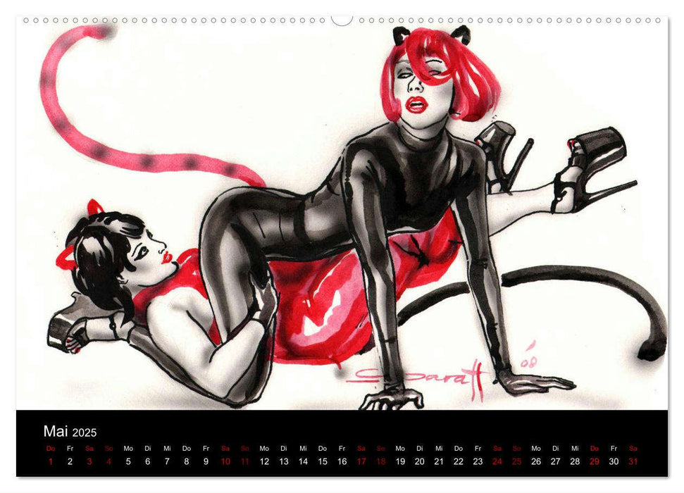 Burlesque 2 - Quickies von SARA HORWATH (CALVENDO Premium Wandkalender 2025)