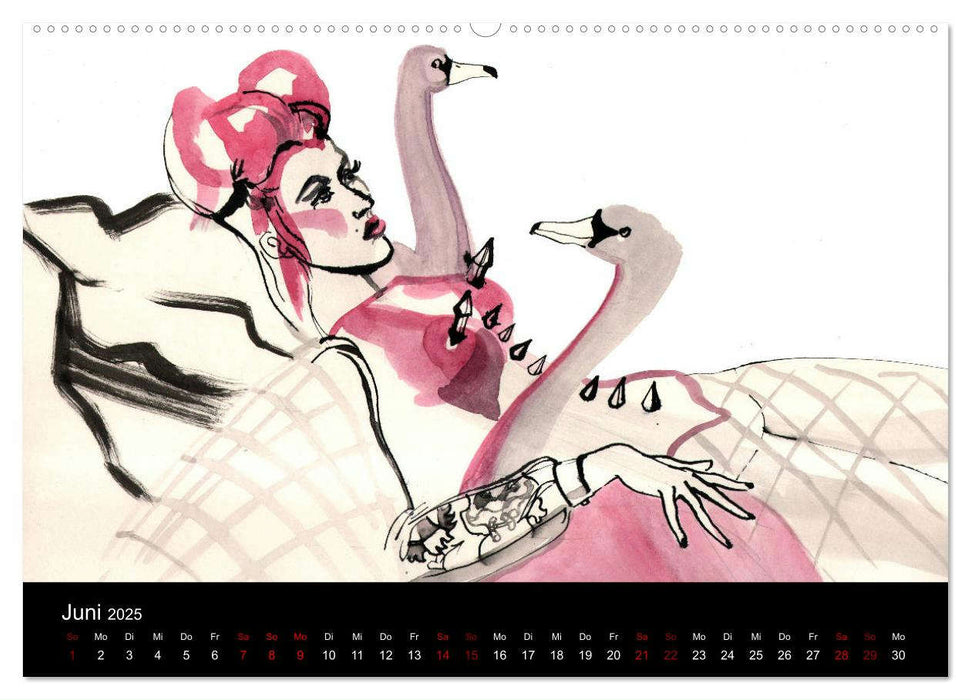 Burlesque 2 - Quickies von SARA HORWATH (CALVENDO Premium Wandkalender 2025)