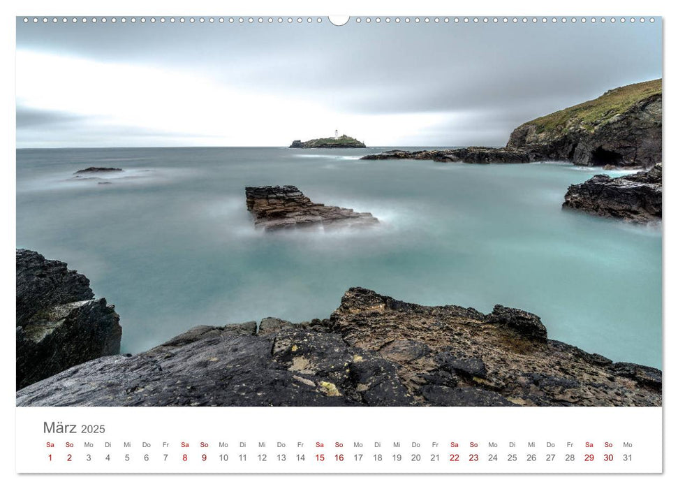 Die Südküste Englands - Cornwall (CALVENDO Premium Wandkalender 2025)