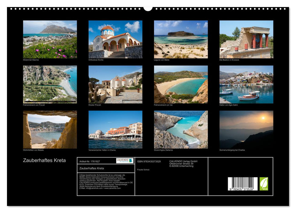 Zauberhaftes Kreta (CALVENDO Premium Wandkalender 2025)