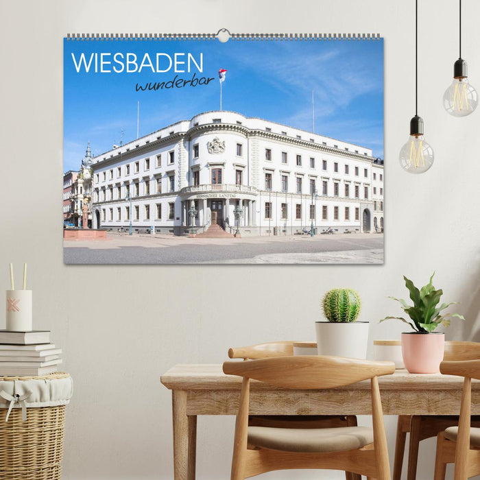 Wiesbaden wunderbar (CALVENDO Wandkalender 2025)