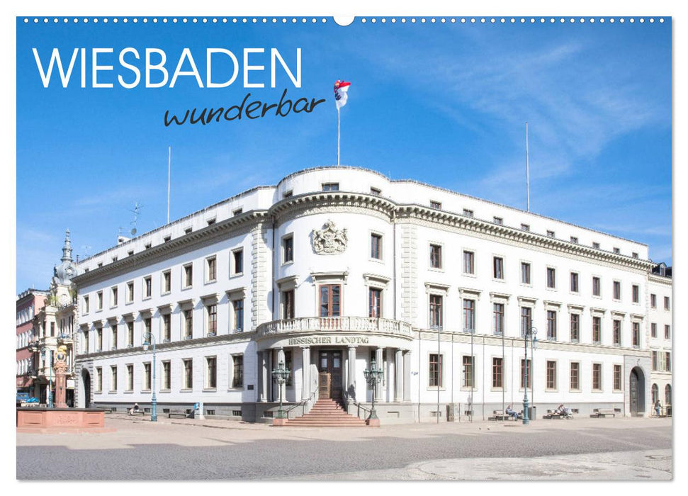 Wiesbaden wunderbar (CALVENDO Wandkalender 2025)