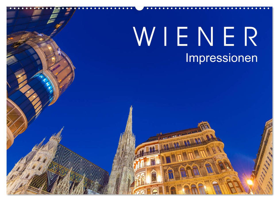 W I E N E R Impressionen (CALVENDO Wandkalender 2025)