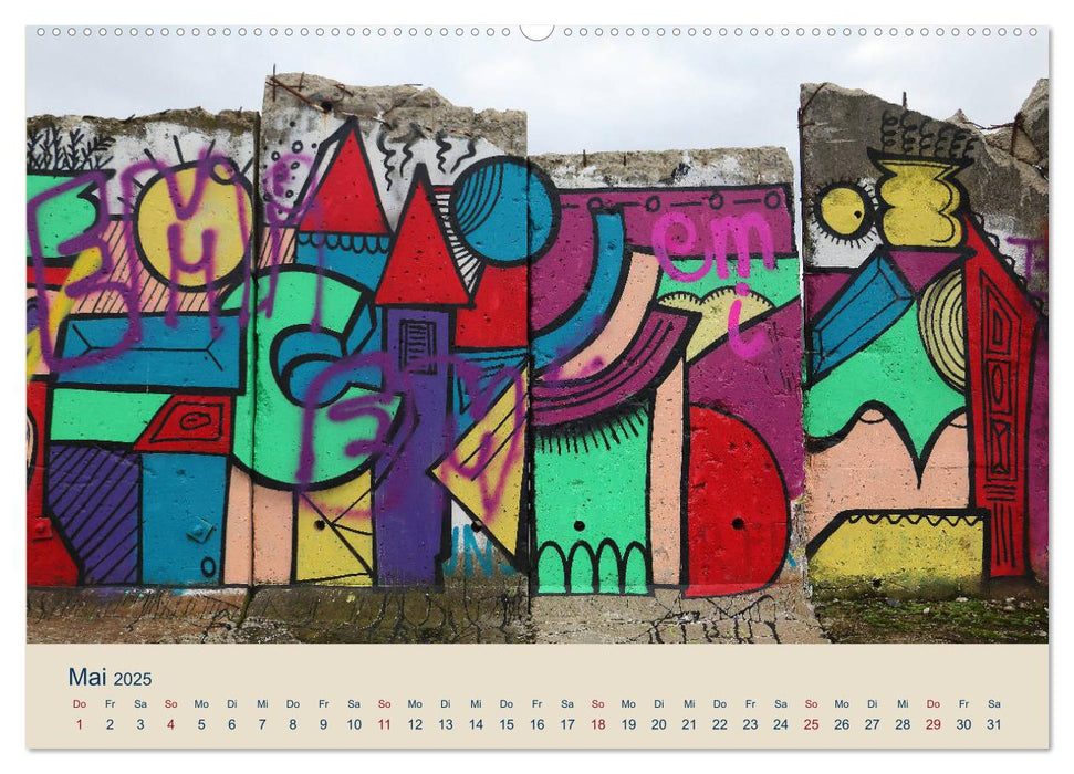 REAL STREETART (CALVENDO Premium Wandkalender 2025)