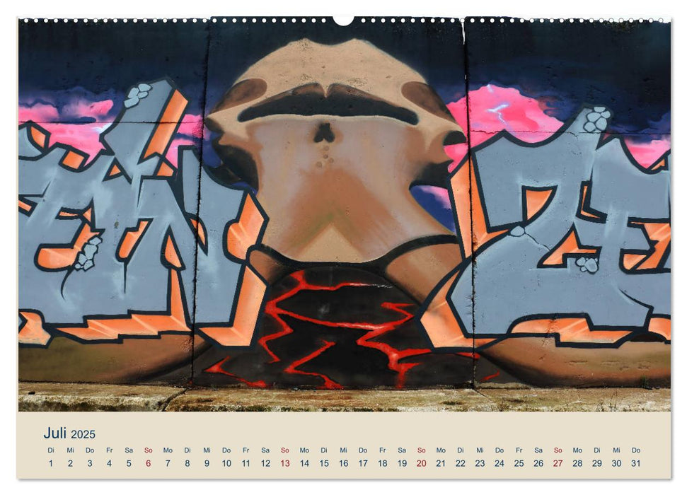 REAL STREETART (CALVENDO Premium Wandkalender 2025)