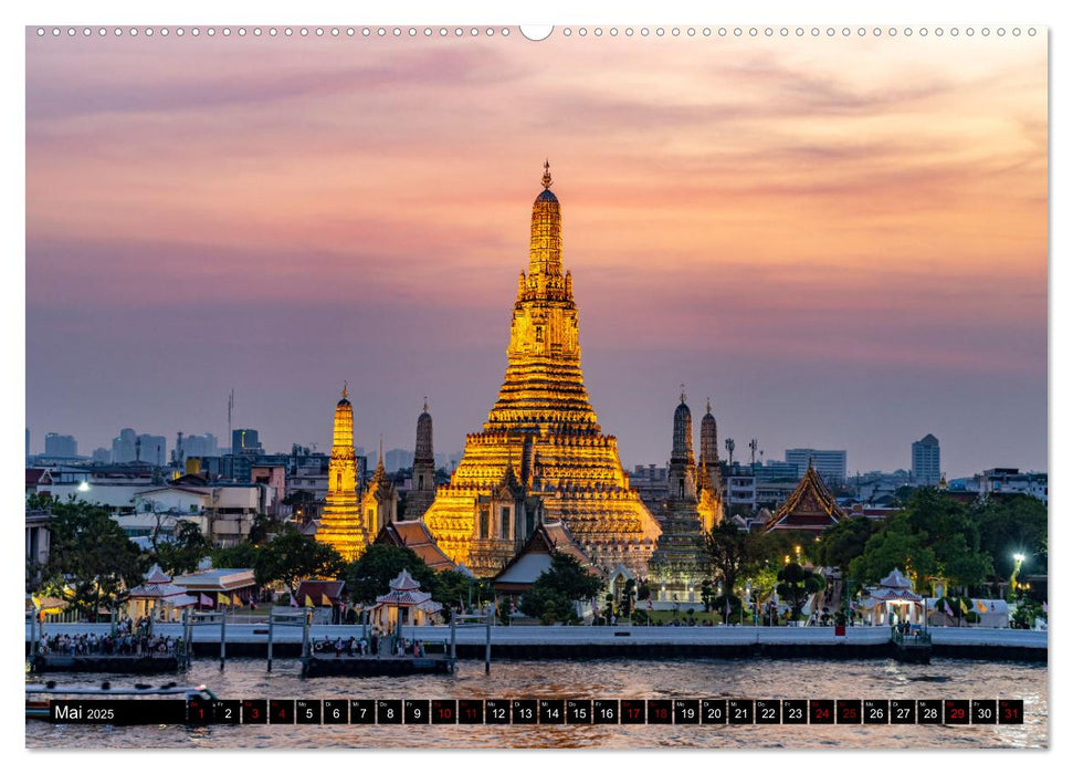 Bangkok - Thailand (CALVENDO Premium Wandkalender 2025)