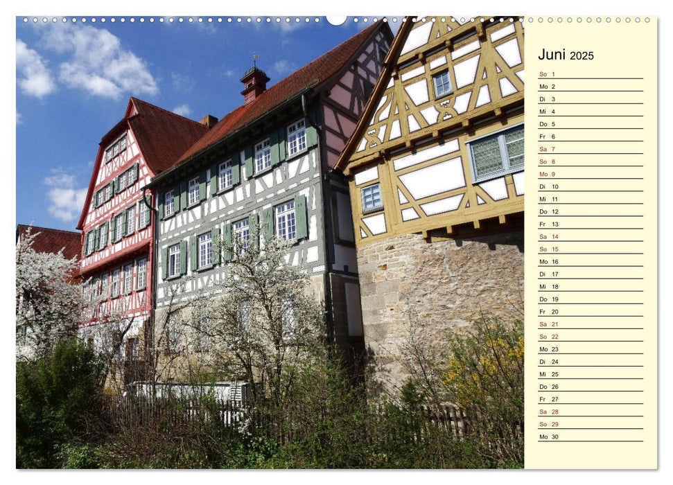 Unterwegs in Bietigheim-Bissingen (CALVENDO Wandkalender 2025)