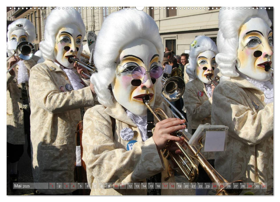 Basels Fasnacht (CALVENDO Premium Wandkalender 2025)