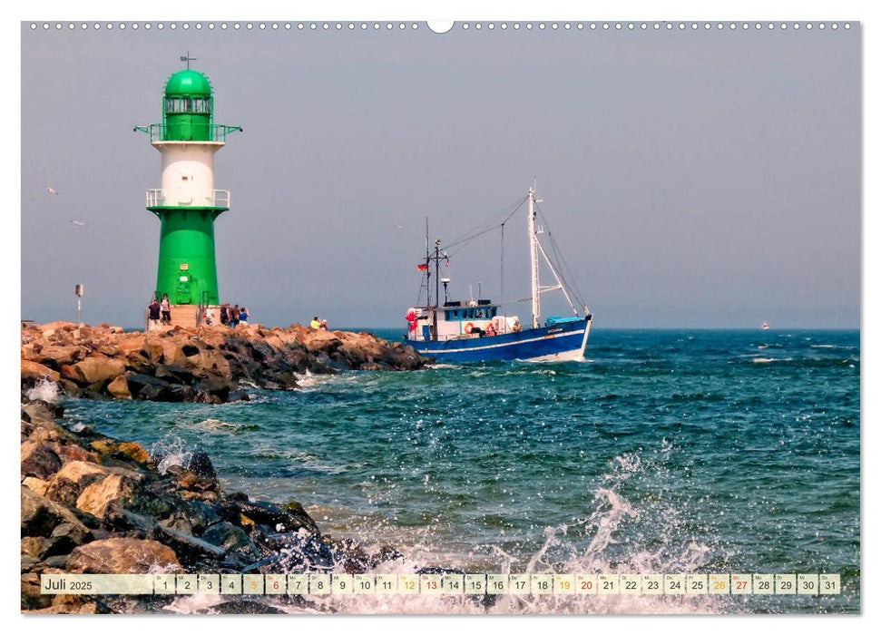Maritime Augenblicke - Fischkutter (CALVENDO Premium Wandkalender 2025)
