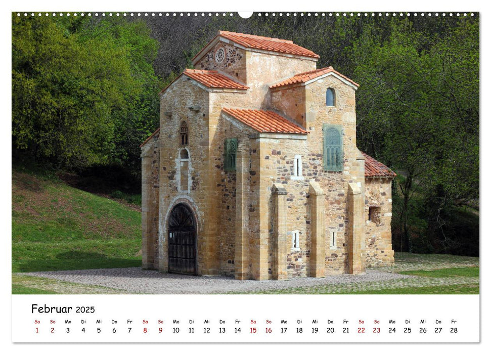 Nordspanien (CALVENDO Premium Wandkalender 2025)