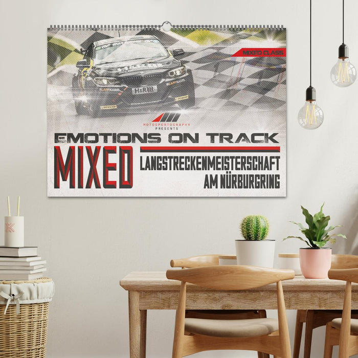 Emotions on Track - Langstreckenmeisterschaft am Nürburgring - Mixed (CALVENDO Wandkalender 2025)