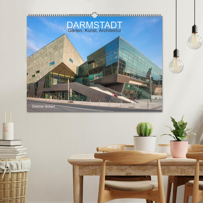 Darmstadt – Gärten, Kunst, Architektur (CALVENDO Wandkalender 2025)