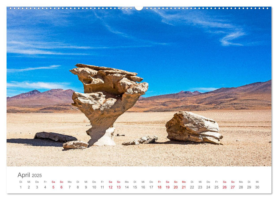 Bolivien - Natur und Kultur im Altiplano (CALVENDO Premium Wandkalender 2025)