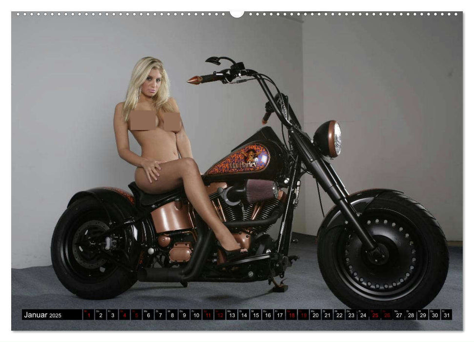 Best Biker Girls (CALVENDO Premium Wandkalender 2025)