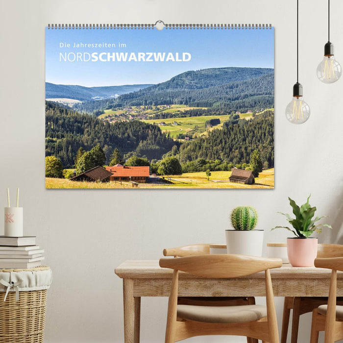 Die Jahreszeiten im Nordschwarzwald (CALVENDO Wandkalender 2025)