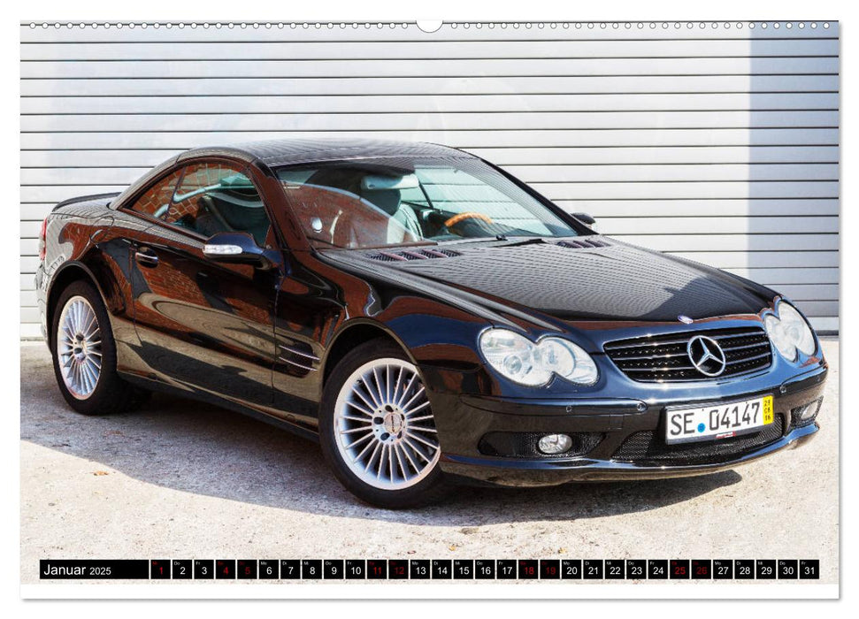 Mercedes SL R230 - Ein Denkmal auf Rädern (CALVENDO Premium Wandkalender 2025)