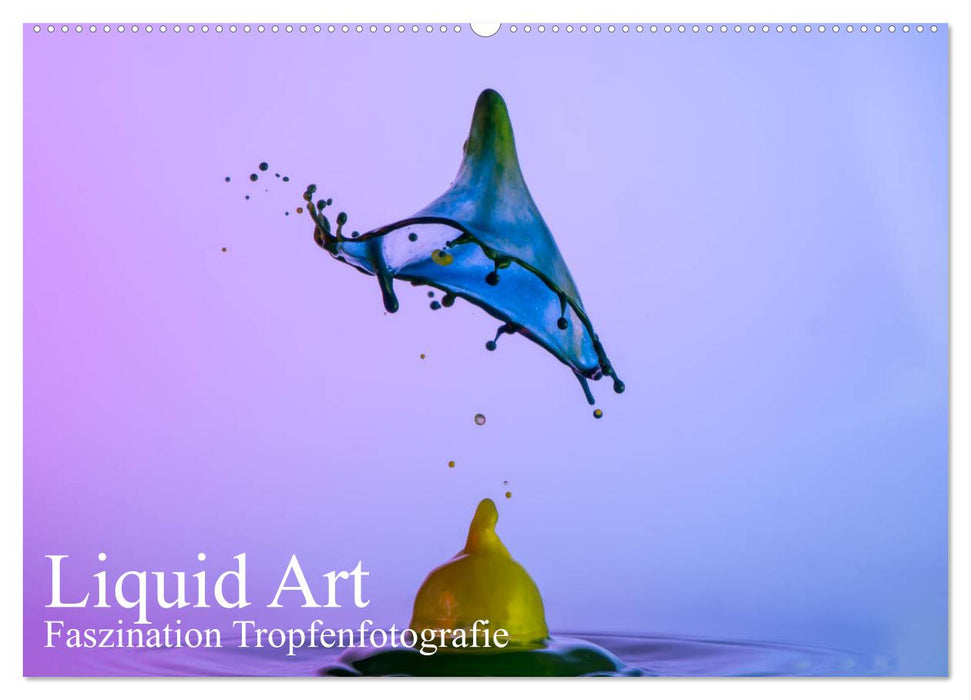 Liquid Art, Faszination Tropfenfotografie (CALVENDO Wandkalender 2025)