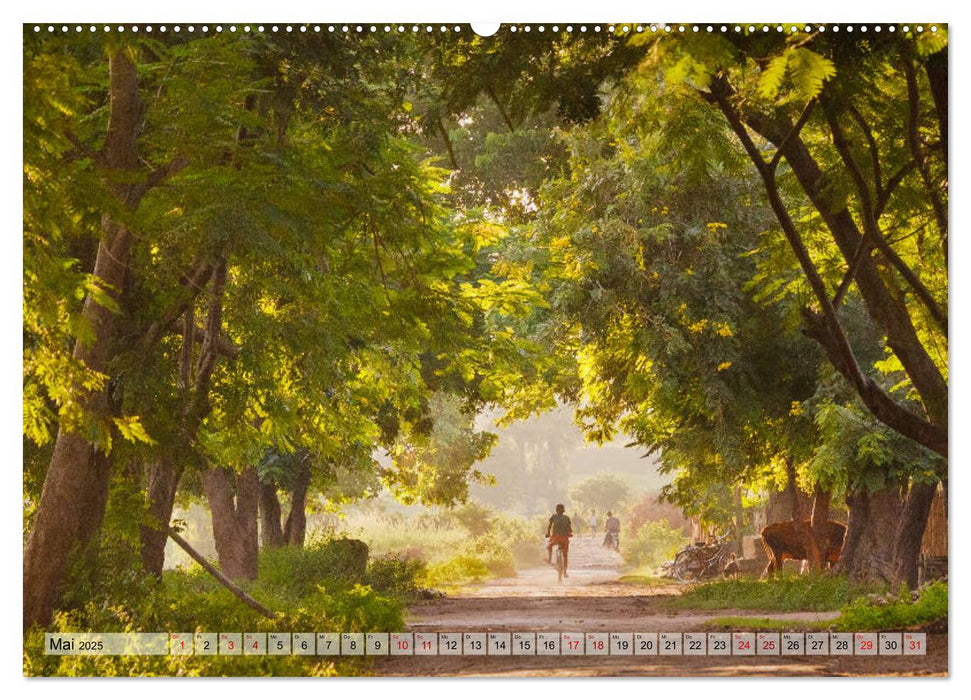 Myanmar - Reise durch das alte Burma (CALVENDO Premium Wandkalender 2025)