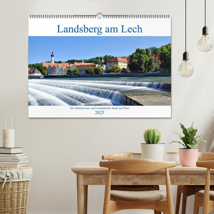 Landsberg am Lech - Die liebenswerte und romantische Stadt am Fluss (CALVENDO Wandkalender 2025)