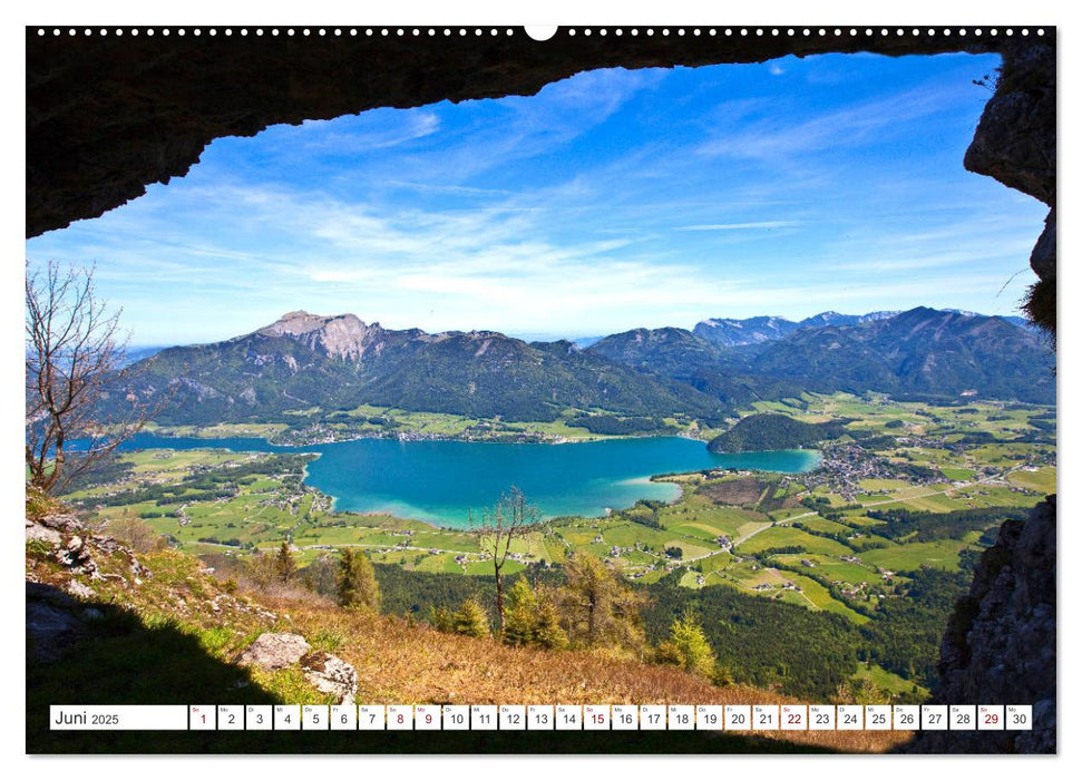 Der schöne Wolfgangsee im Salzkammergut (CALVENDO Premium Wandkalender 2025)