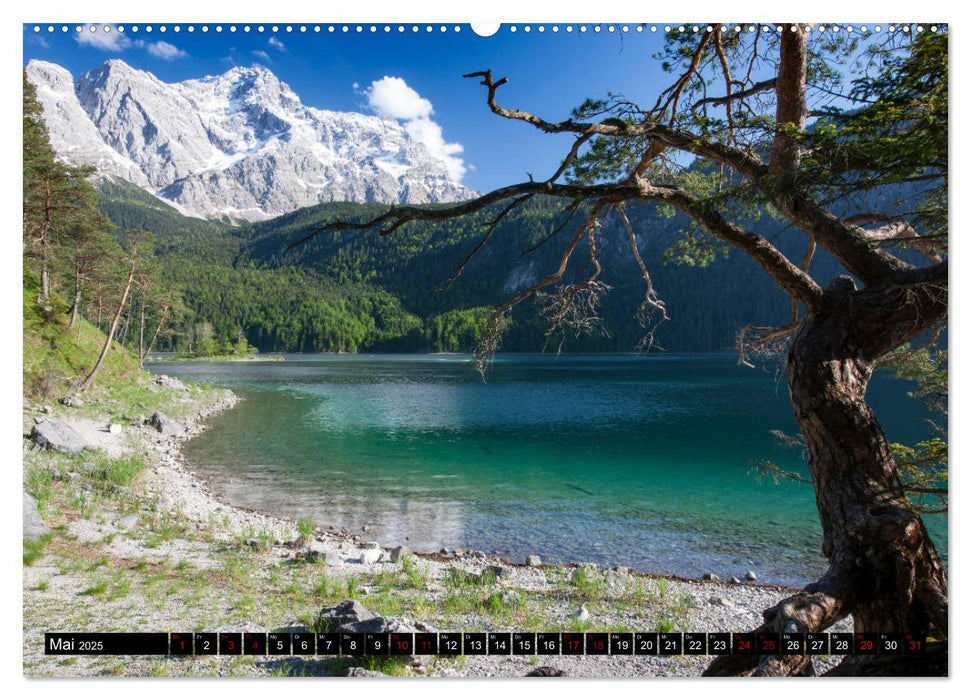 Rund um den Eibsee (CALVENDO Premium Wandkalender 2025)