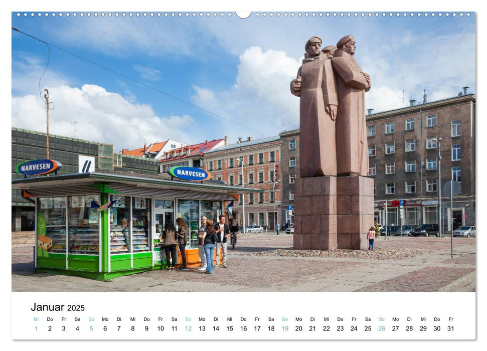 Riga - Metropole des Baltikums (CALVENDO Premium Wandkalender 2025)