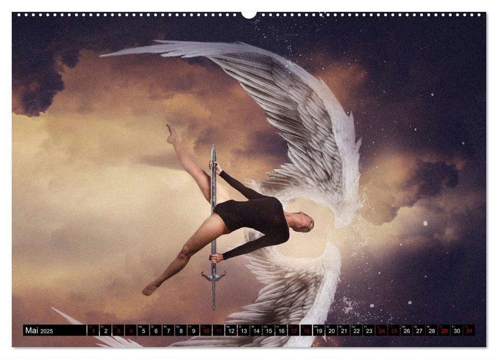 Pole Dance Engel (CALVENDO Premium Wandkalender 2025)