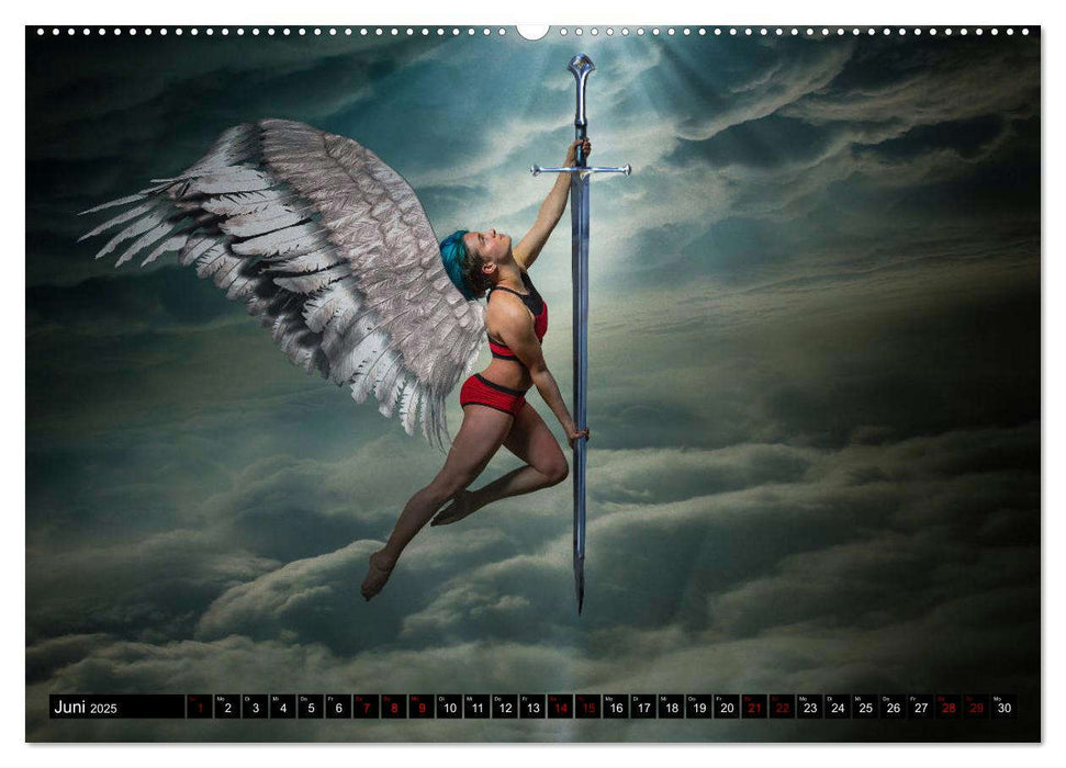 Pole Dance Engel (CALVENDO Premium Wandkalender 2025)