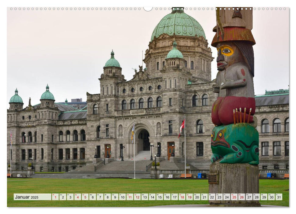 Zauberhaftes Victoria BC (CALVENDO Premium Wandkalender 2025)